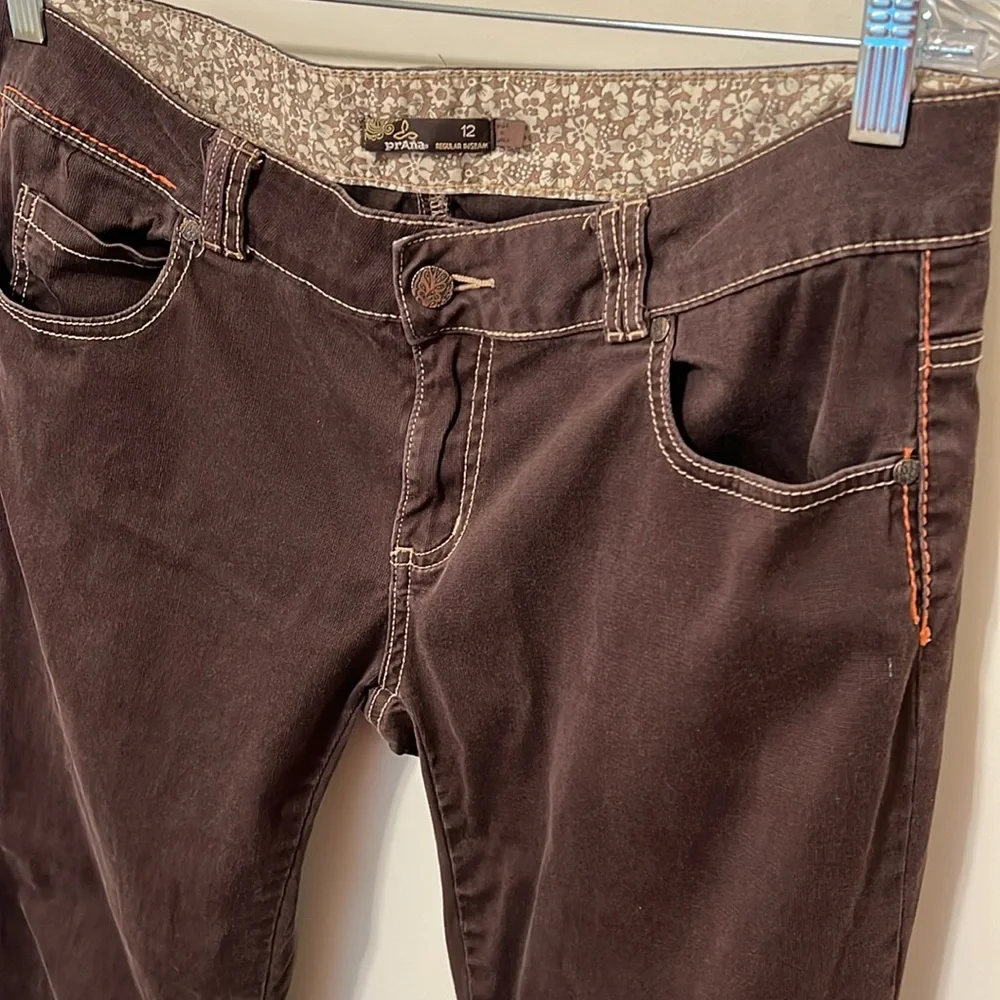 Prana Women’s Halle Pants / Size 12 / Chocolate Brown / Very Good Condition